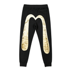 Evisu Kuro Gold Oriental Totem M-Seagull Jogger Sweatpants