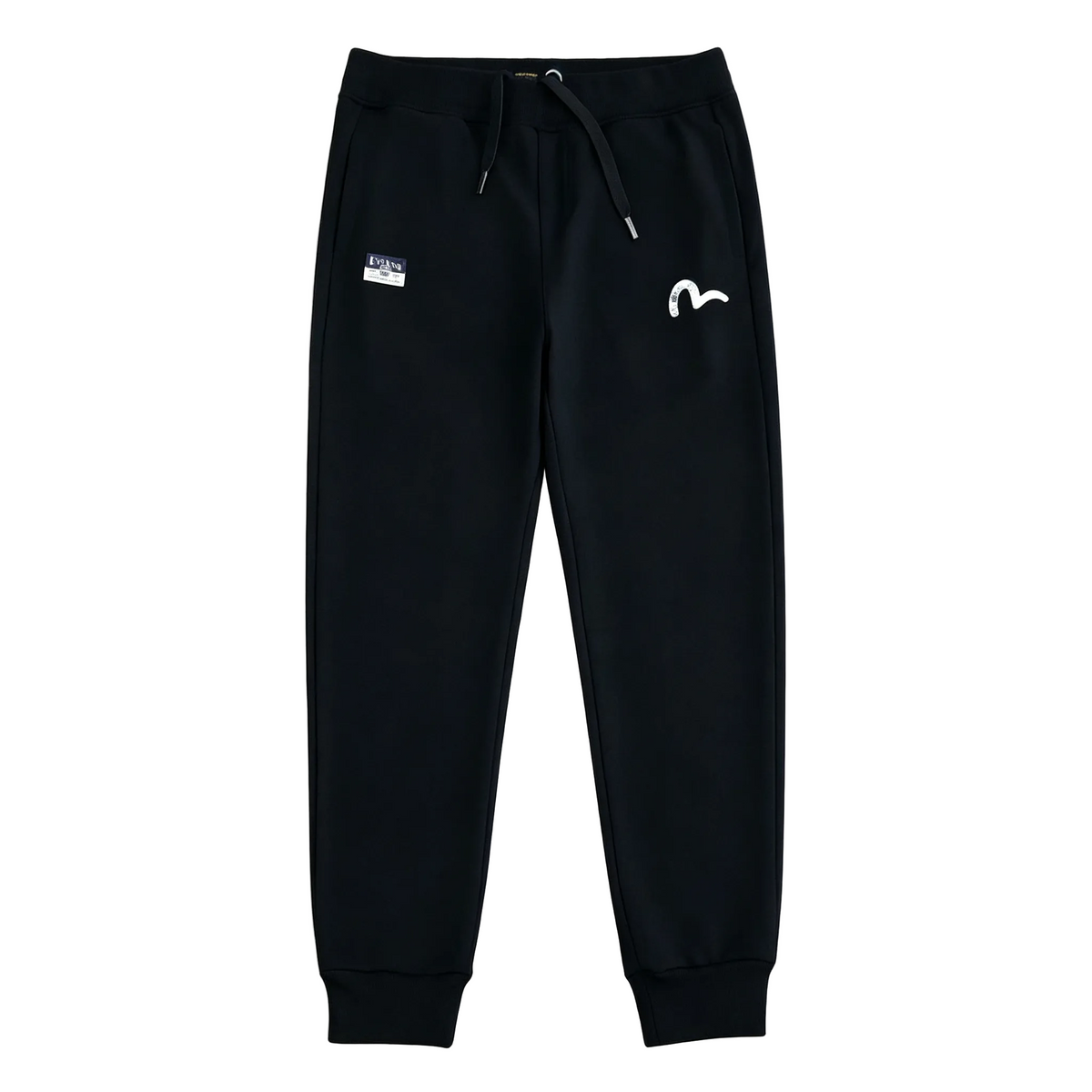 Evisu Kuro Great Wave Hokusai & Seigaiha M-Logo Graphic Jogger Sweatpants