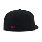 Texas Rangers Black BRED New Era 59Fifty Fitted