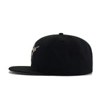 Florida Marlins Black Manilla New Era 59Fifty Fitted