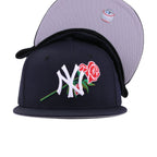 New York Yankees Navy ROSE New Era 59Fifty Fitted