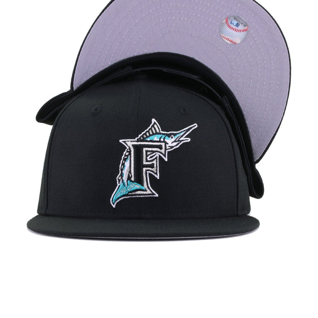 Florida Marlins Black New Era 9Fifty Snapback