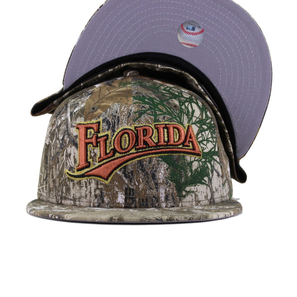 Florida Marlins Real Tree Edge Camouflage New Era 59Fifty Fitted