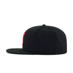 Cincinnati Reds Black 1869 Green Bottom New Era 59Fifty Fitted