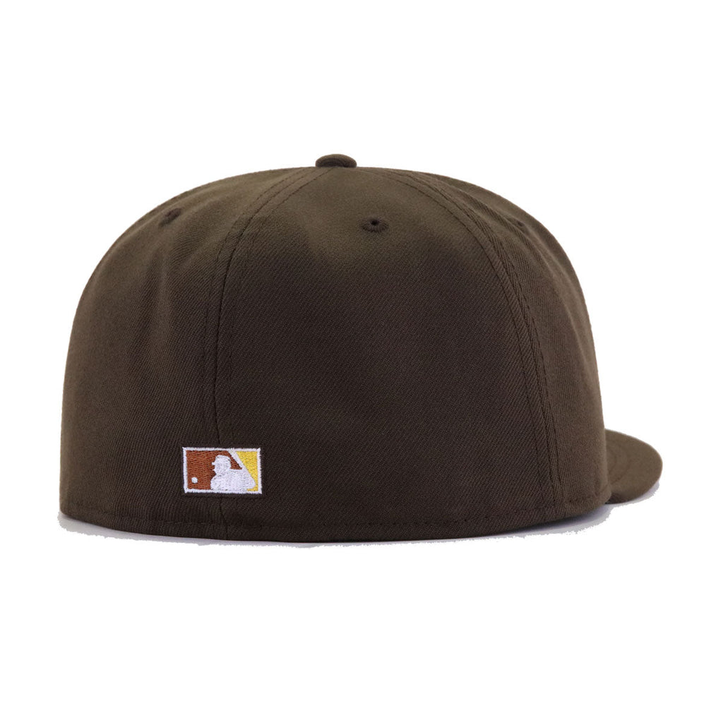 San Diego Padres A Gold Walnut 1972 New Era 59Fifty Fitted