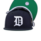 Detroit Tigers Navy 1945 World Series Cooperstown Green Bottom New Era 59Fifty Fitted