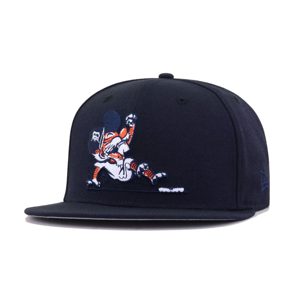 Detroit Tigers Navy SLIPPERY KITTY New Era 59Fifty Fitted