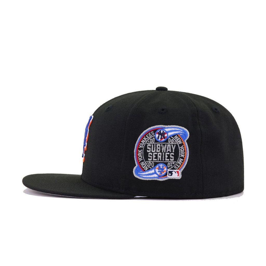 New York Mets Black Subway Series Cooperstown New Era 59Fifty Fitted