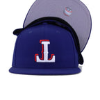 Texas Rangers Dark Royal Blue Upside Down New Era 59Fifty Fitted