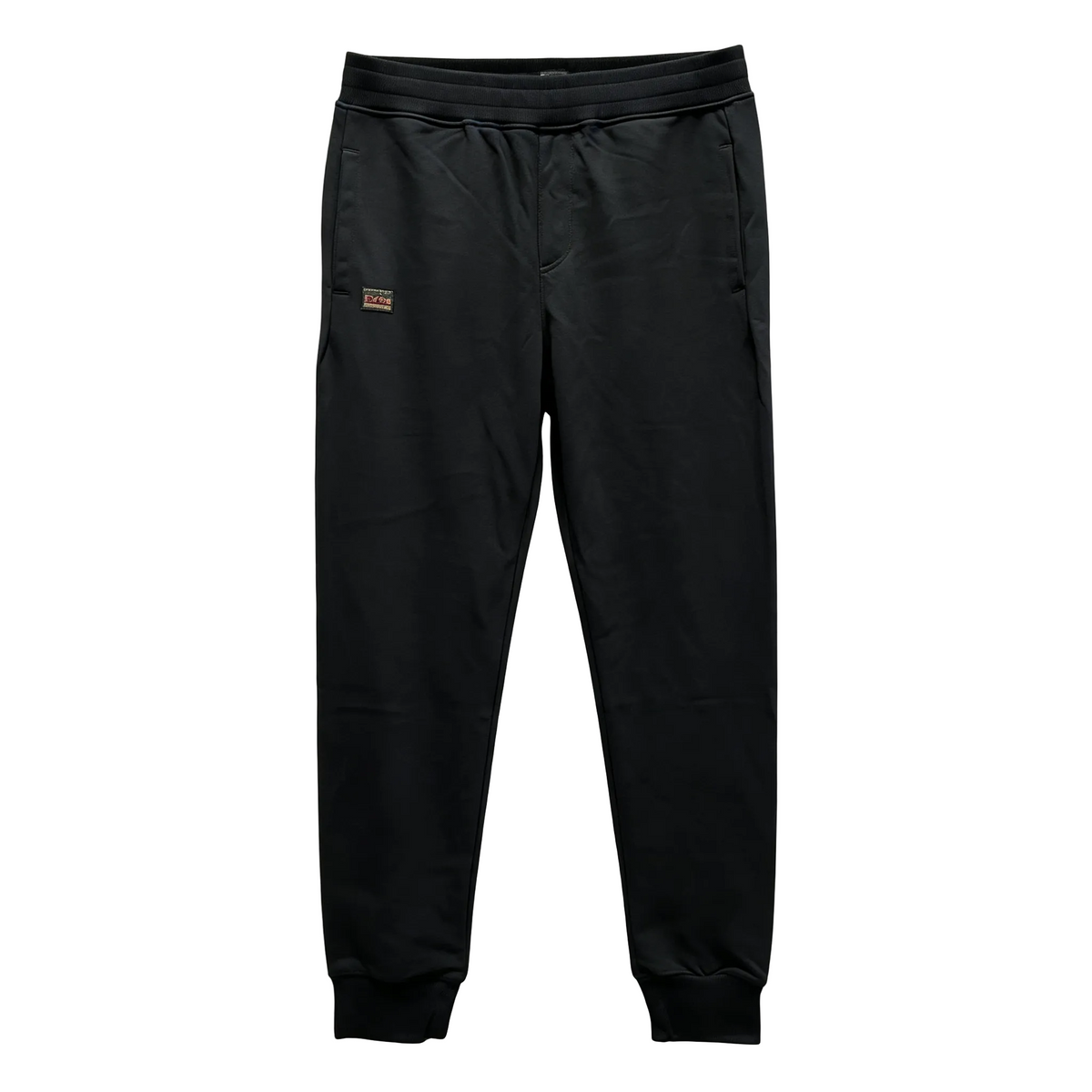 Evisu Kuro Denim EST.1991 Osaka Varsity Badge Jogger Sweatpants — Ice Blue M-Seagull Crest