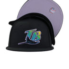 Tampa Bay Rays Black New Era 9Fifty Snapback