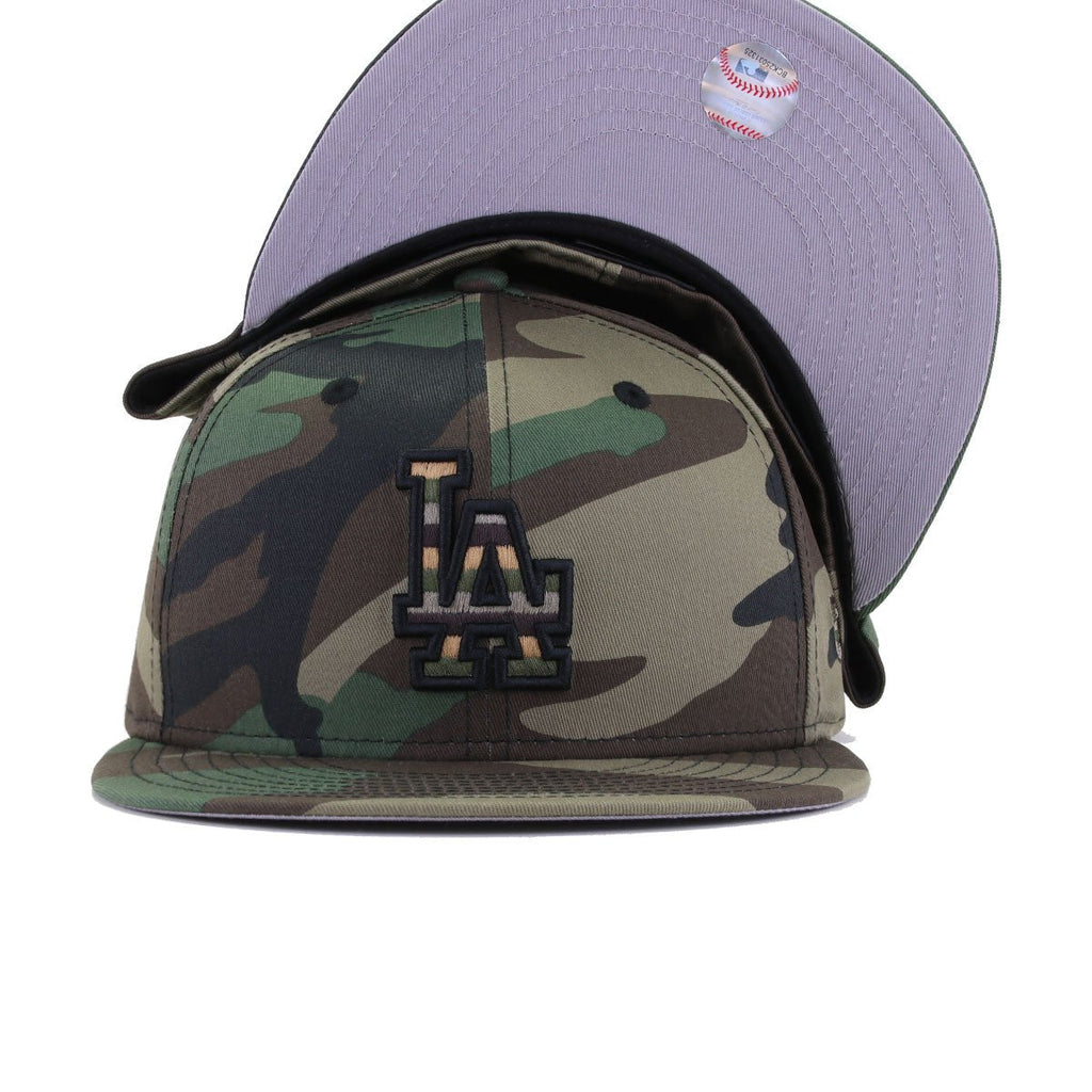 Los Angeles Dodgers Woodland Camouflage New Era 59Fifty Fitted
