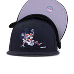 Detroit Tigers Navy SLIPPERY KITTY New Era 59Fifty Fitted