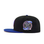 New York Mets Black Light Royal Blue Subway Series Cooperstown New Era 59Fifty Fitted