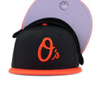 Baltimore Orioles Black Orange New Era 9Fifty Snapback