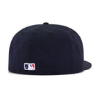 Atlanta Braves Navy Green Bottom New Era 59Fifty Fitted