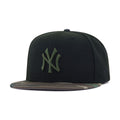 New York Yankees Black Woodland Camouflage New Era 9Fifty Snapback