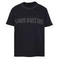 LOUIS VUITTON LV Monogram Flower Logo T-Shirt — Off Black