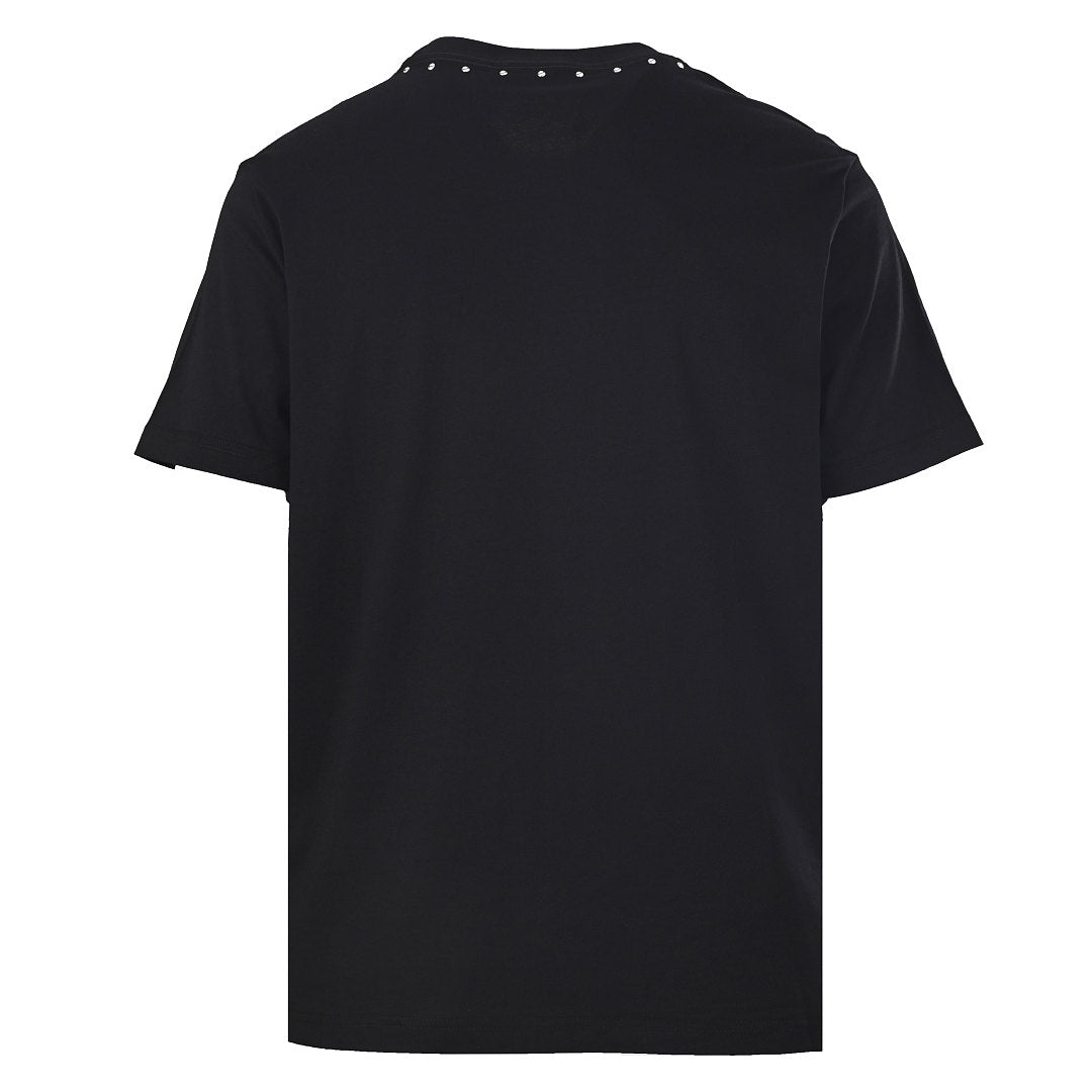LOUIS VUITTON LV Monogram Flower Logo T-Shirt — Off Black