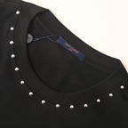 LOUIS VUITTON LV Monogram Flower Logo T-Shirt — Off Black