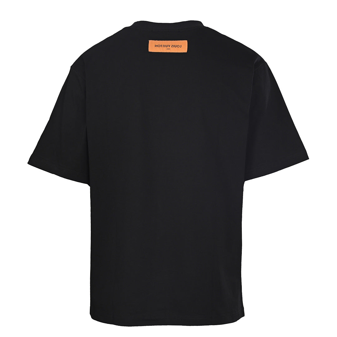 Louis Vuitton Monogram Print Short-Sleeve T-Shirt