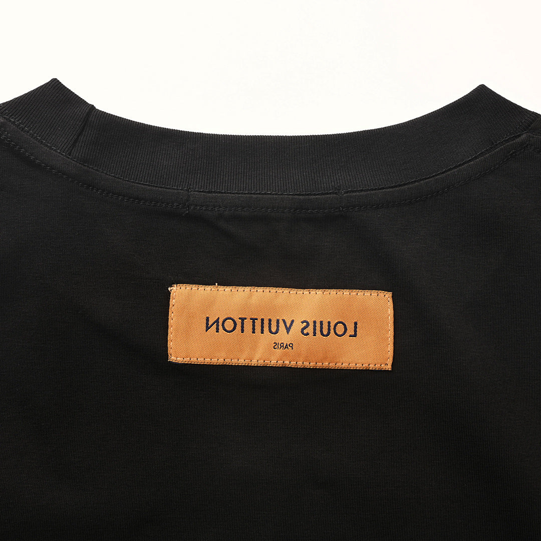 Louis Vuitton Monogram Print Short-Sleeve T-Shirt