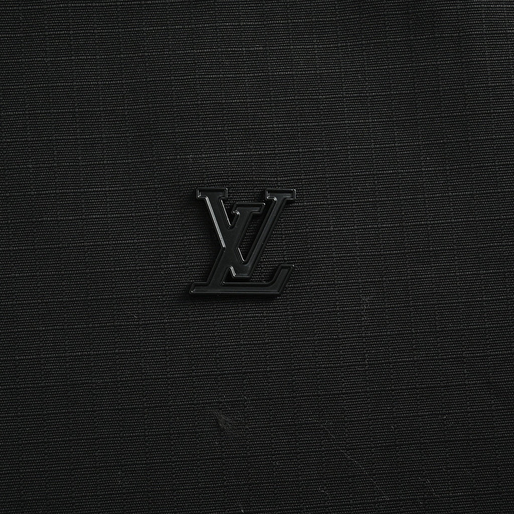 LOUIS VUITTON Black Epi Texture Zip Jacket