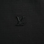 LOUIS VUITTON Black Epi Texture Zip Jacket