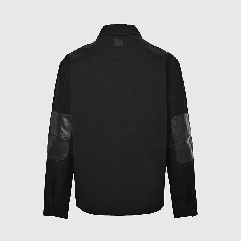 LOUIS VUITTON Black Epi Texture Zip Jacket