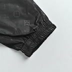 LOUIS VUITTON Monogram Eclipse Hooded Windbreaker Black