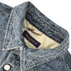 LOUIS VUITTON LV Monogram Jacquard Denim Short-Sleeve Shirt