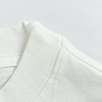EVISU KURO Oversized Tee — Hannya Skull & Gold Kanji Back (White)