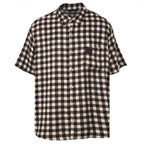 LOUIS VUITTON LV Damier Pocket Logo Short-Sleeve Shirt