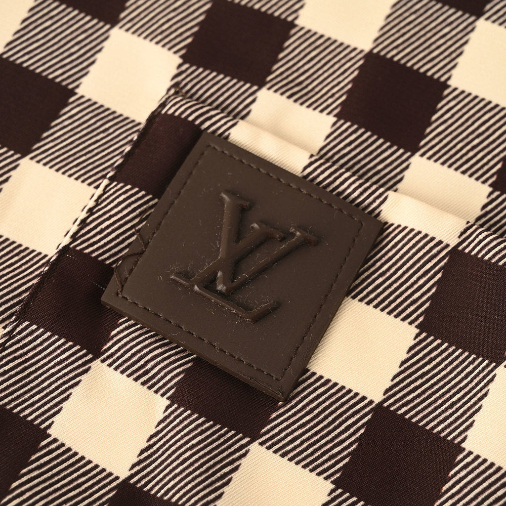 LOUIS VUITTON LV Damier Pocket Logo Short-Sleeve Shirt