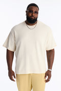 Classic Waffle Tee - Cream