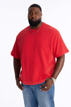 Classic Waffle Tee - Red