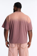 Washed Down Crewneck Tee - Mauve image 3
