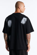 Paint Spray Crewneck Tee - Black/combo image 3