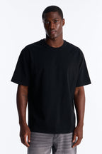 Destructed Crewneck Tee - Black image 1