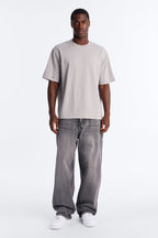 Destructed Crewneck Tee - Grey image 2
