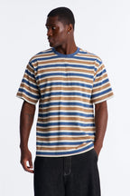 Crawford Stripe Crewneck Tee - Blue/combo image 1