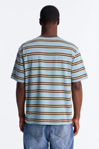 Stefan Stripe Crewneck Tee - Blue/combo image 4