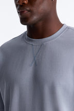 Collegiate Crewneck Tee - Blue image 3