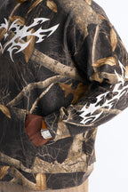 Real Tree Shadow Goth Hoodie - Camouflage image 4