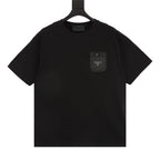 PRADA Nylon Zip-Pocket T-Shirt | 2026 New Collection