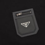 PRADA Nylon Zip-Pocket T-Shirt | 2026 New Collection