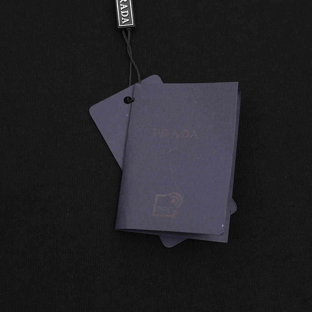 PRADA Nylon Zip-Pocket T-Shirt | 2026 New Collection