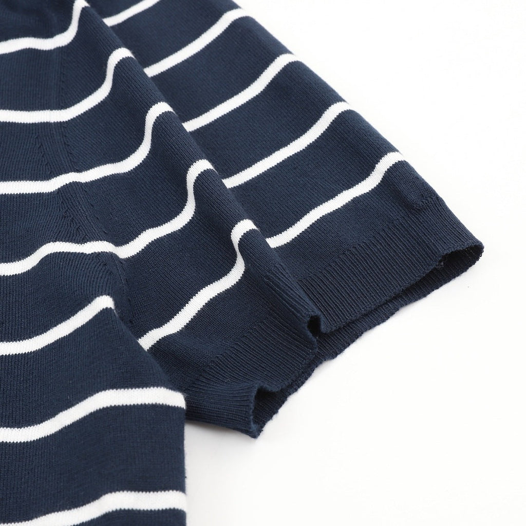 PRADA Stripe Polo Shirt | 2026 New Collection