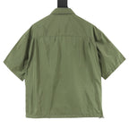 PRADA Nylon Zip-Front Utility Shirt Jacket | 2026 New Collection