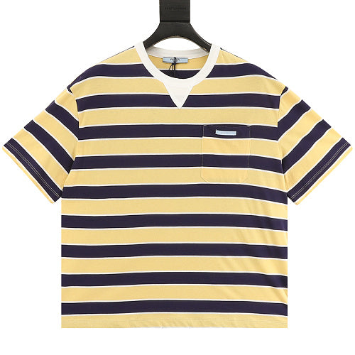 PRADA Multi-Stripe Short-Sleeve T-Shirt | 2026 New Collection